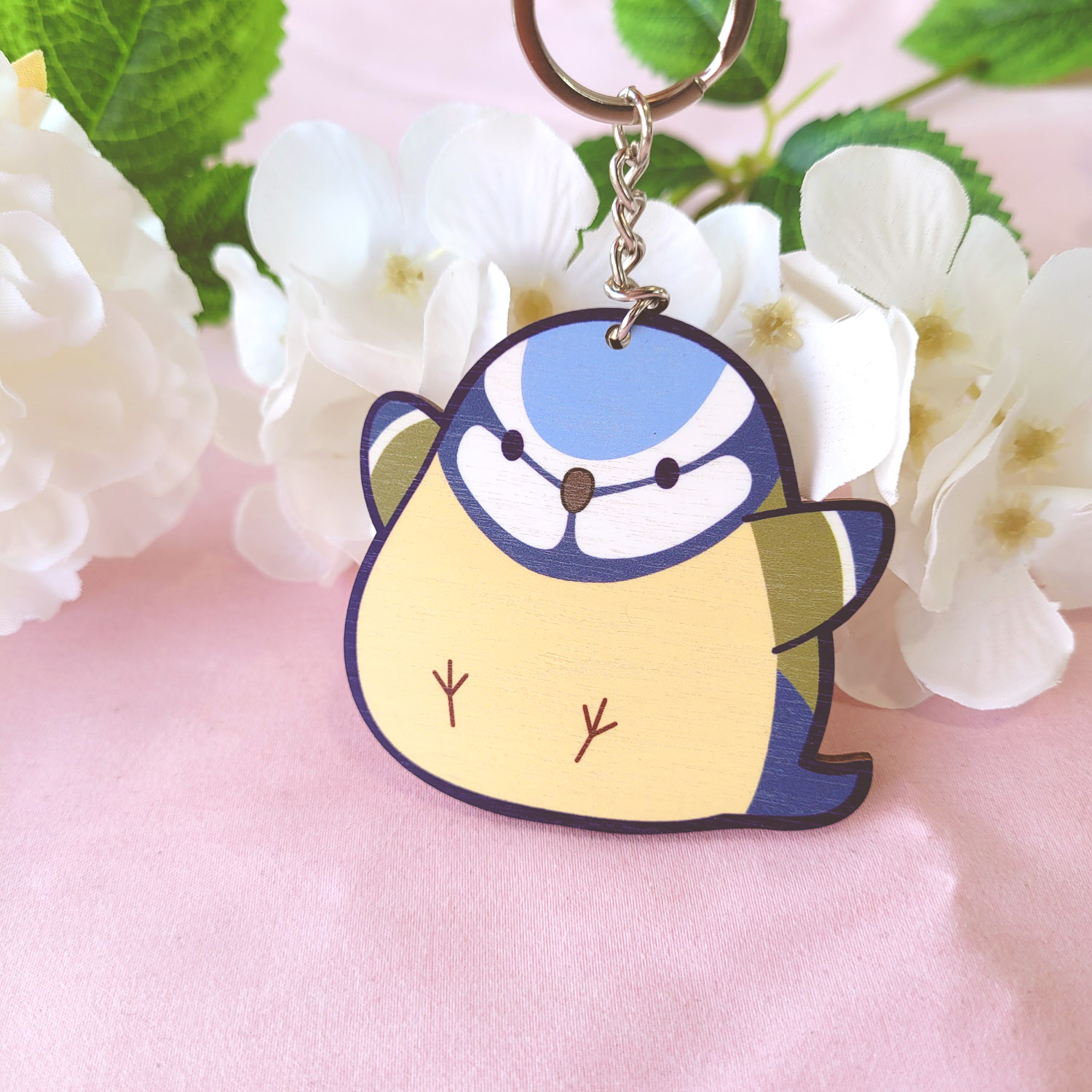 Blue Tit Keychain